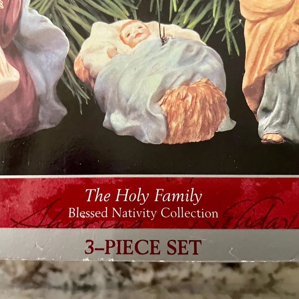 Hallmark Keepsake Ornaments The Holy Family Blessed Nativity Collection 1998